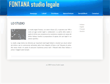 Tablet Screenshot of fontanastudiolegale.it